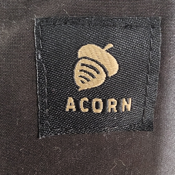 Acorn Reversible Hooded Cape Poncho Black One Size - Picture 6 of 8